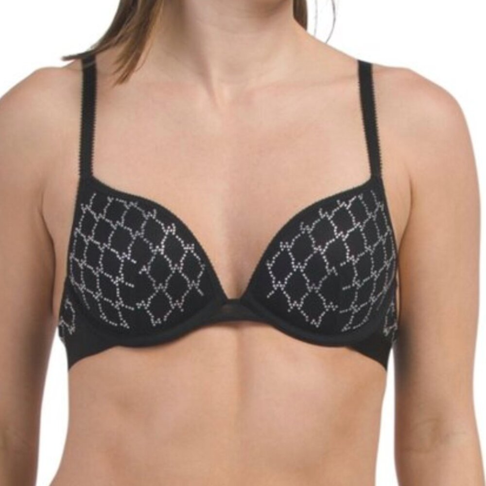 wolford rhinestone push up bra new